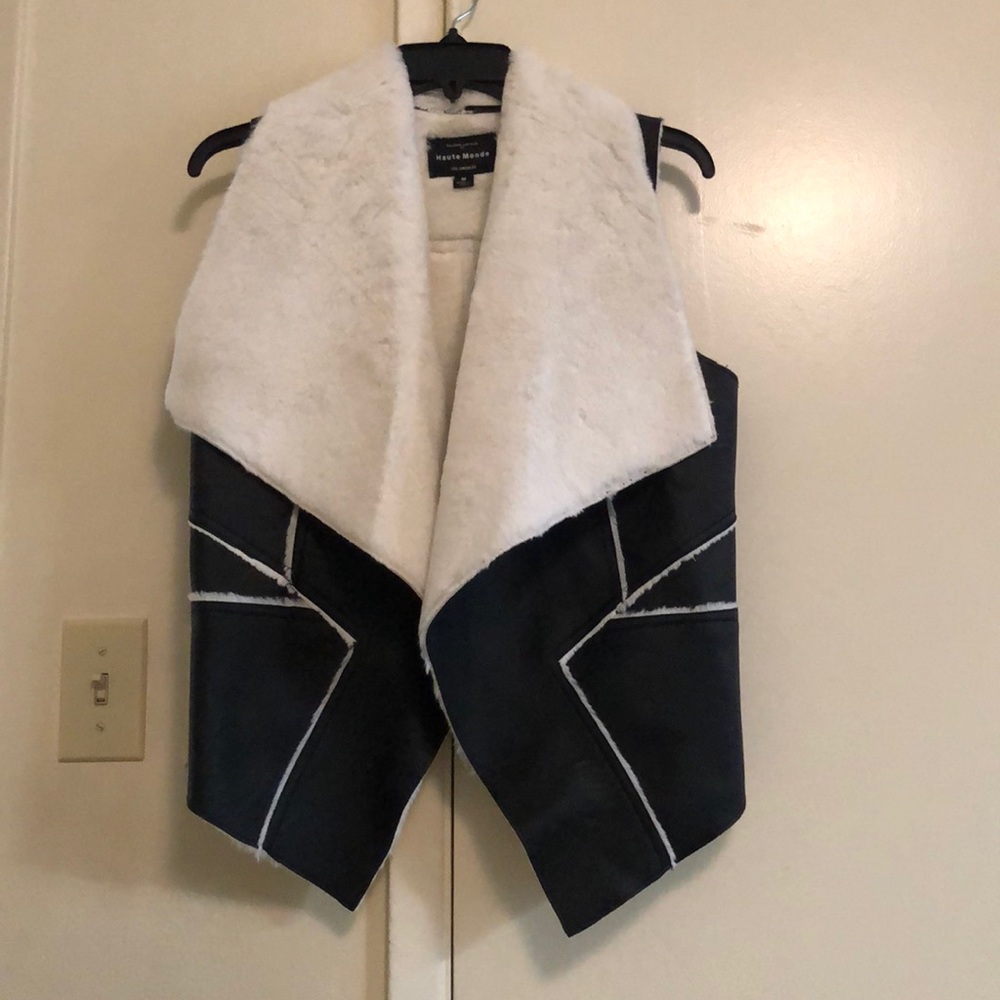 Haute Monde Faux Suede Vest
